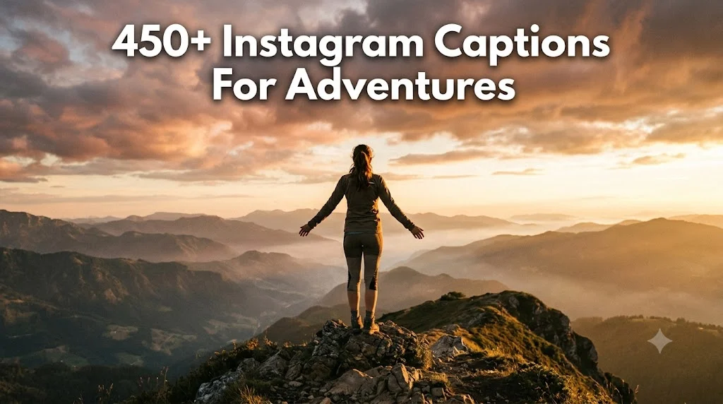 450+ Instagram Captions For Adventures