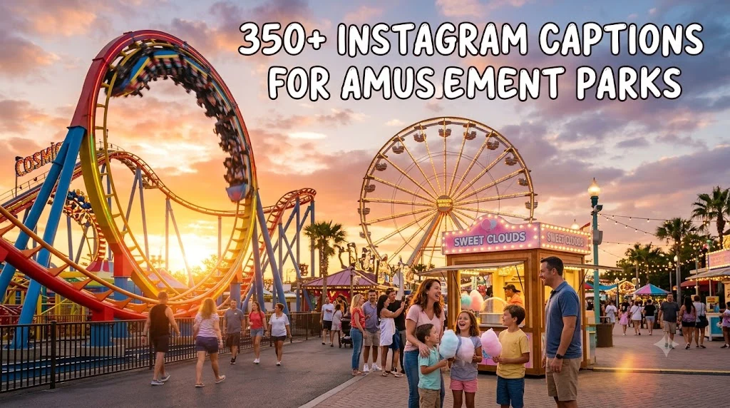 350+ Instagram Captions Gor Amusement Parks