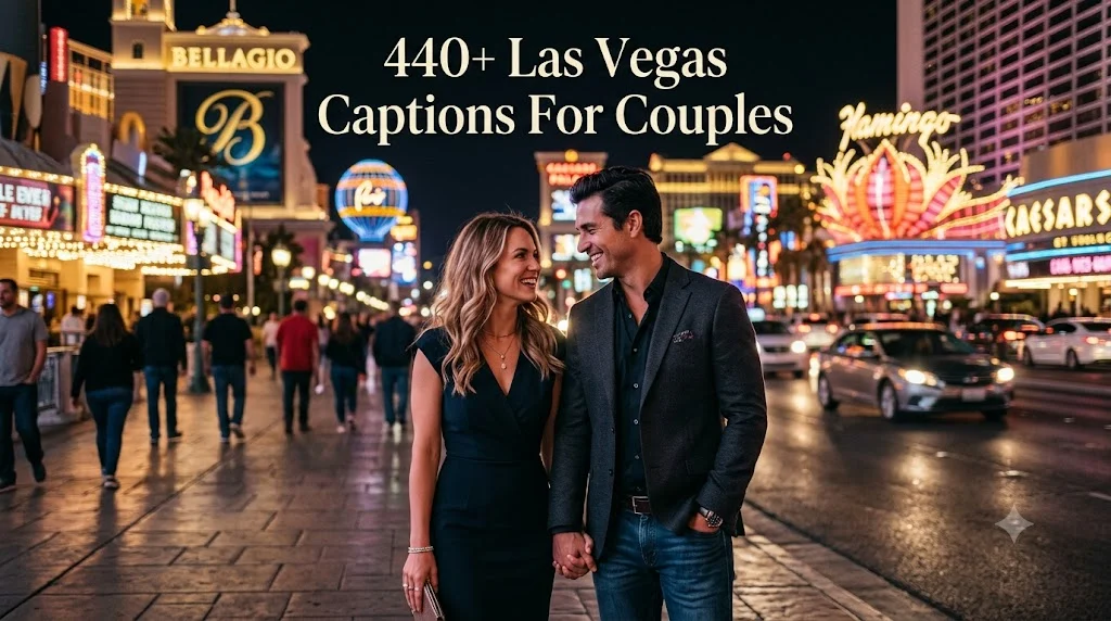 440+ Las Vegas Captions For Couples