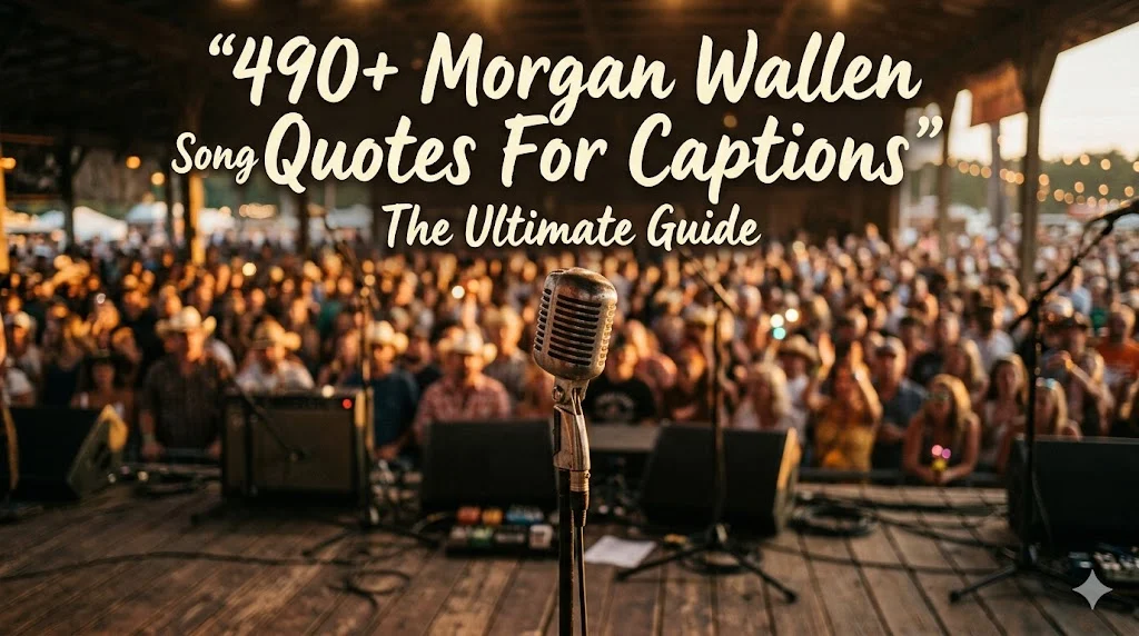 490+ Morgan Wallen Song Quotes For Captions