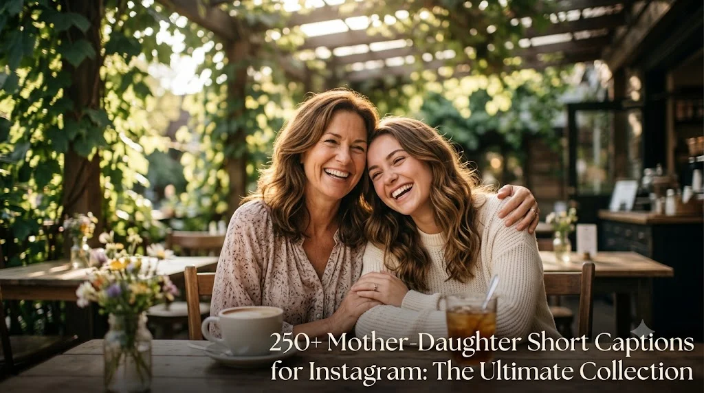 250+ Mother-Daughter Short Captions for Instagram