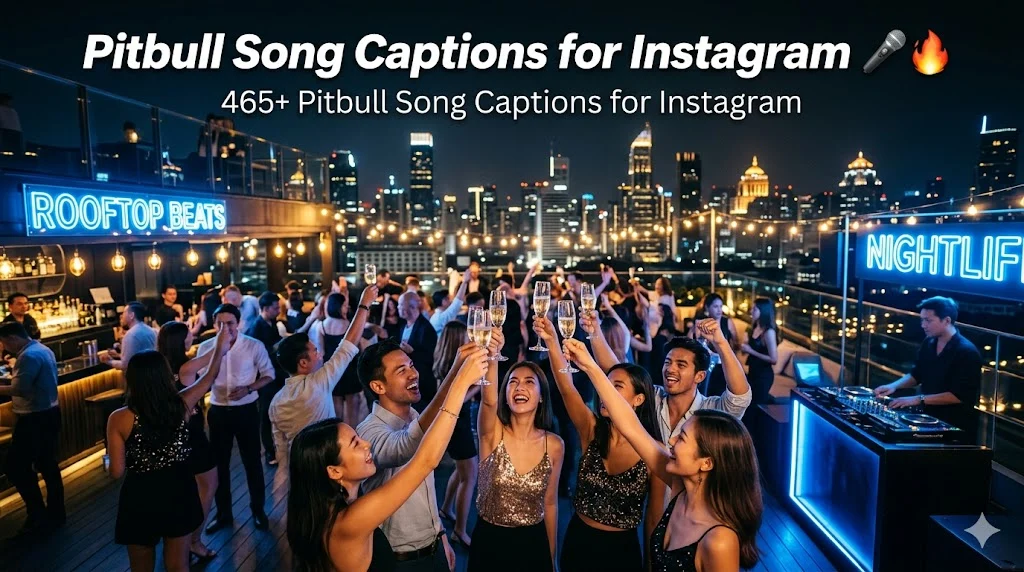465+ Pitbull Song Captions for Instagram