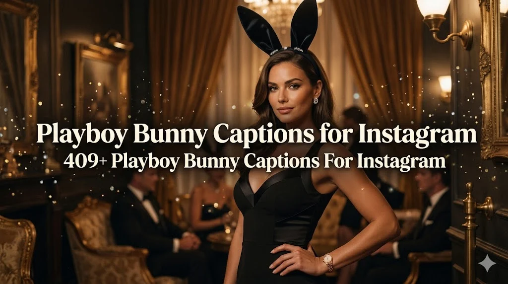 409+ Playboy Bunny Captions For Instagram