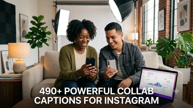 490+ Powerful Collab Captions For Instagram