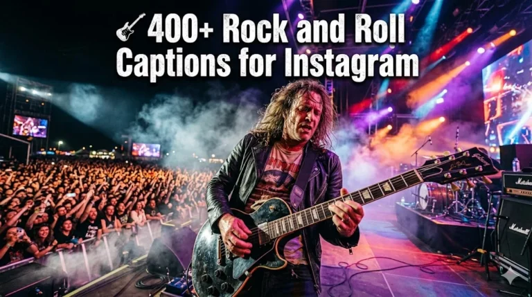 🎸 400+ Rock and Roll Captions for Instagram