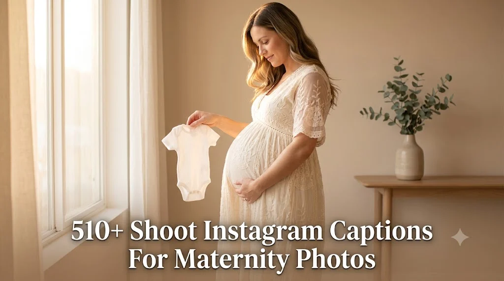 510+ Shoot Instagram Captions For Maternity Photos