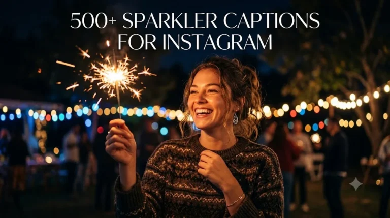 500+ Sparkler Captions For Instagram