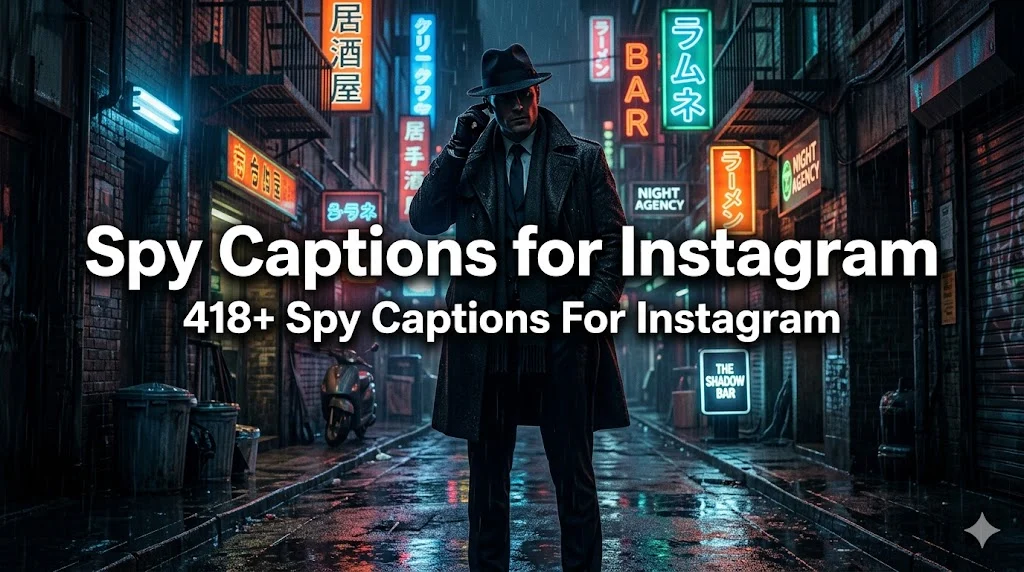 418+ Spy Captions For Instagram