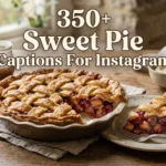 350+ Sweet Pie Captions For Instagram