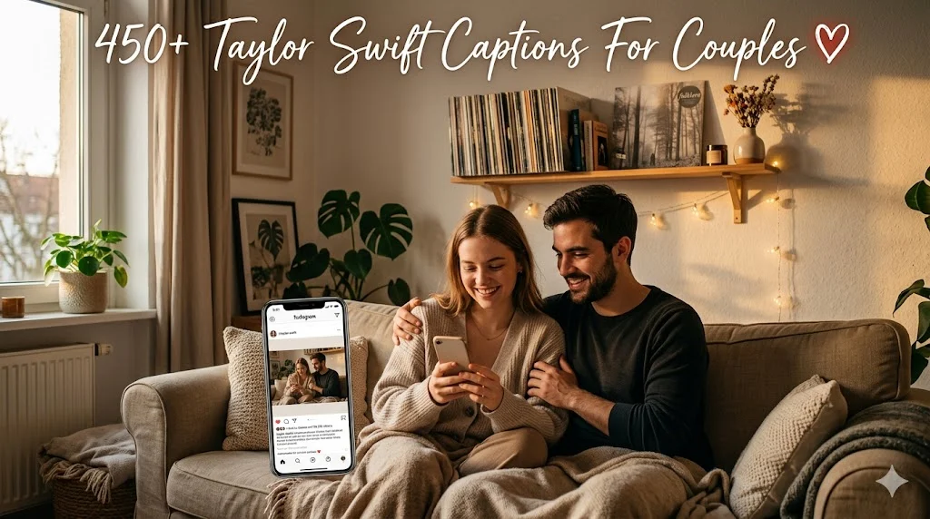450+ Taylor Swift Captions For Couples