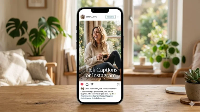 420+ Thick Captions for Instagram