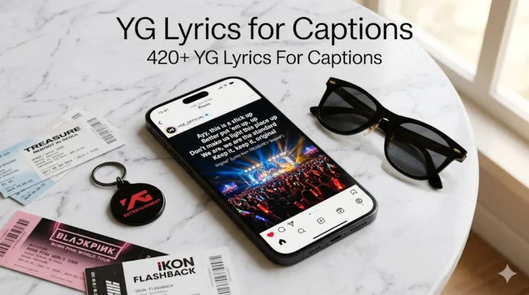 420+ YG Lyrics For Captions