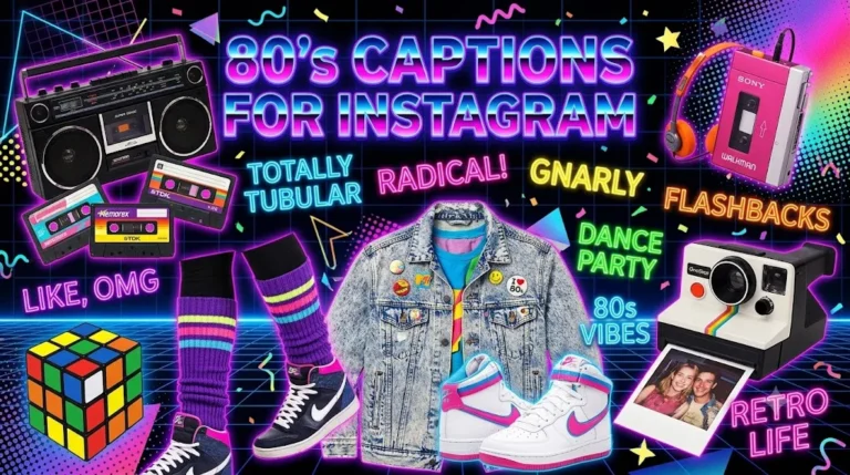 80's Captions For Instagram