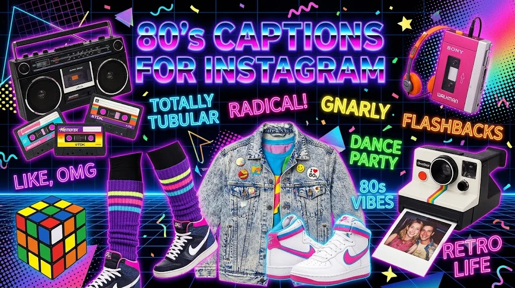 80's Captions For Instagram