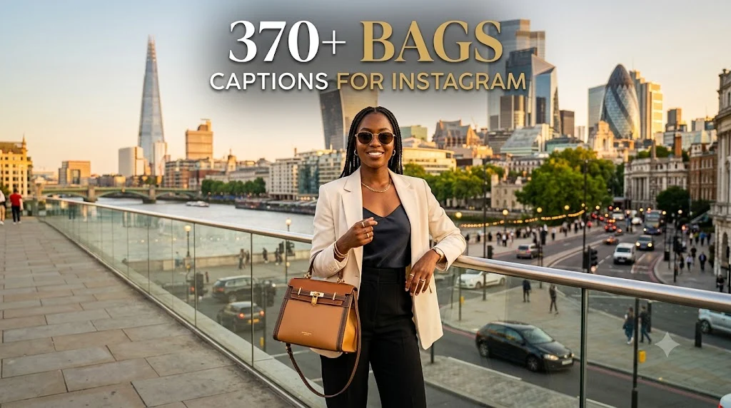 370+ Bags Captions For Instagram
