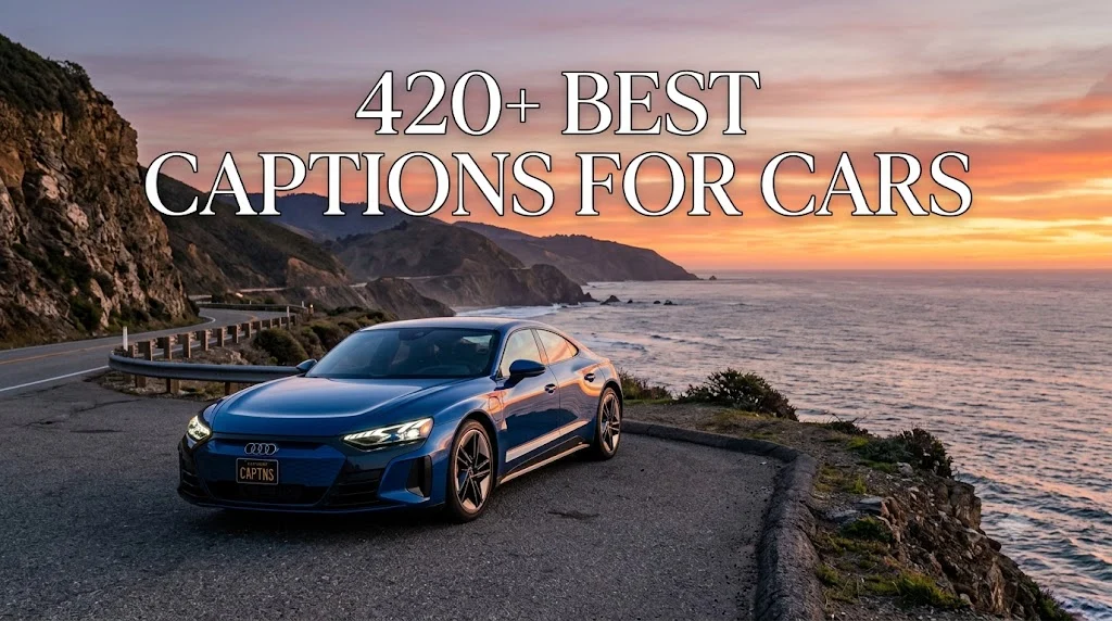 420+ Best Captions for Cars