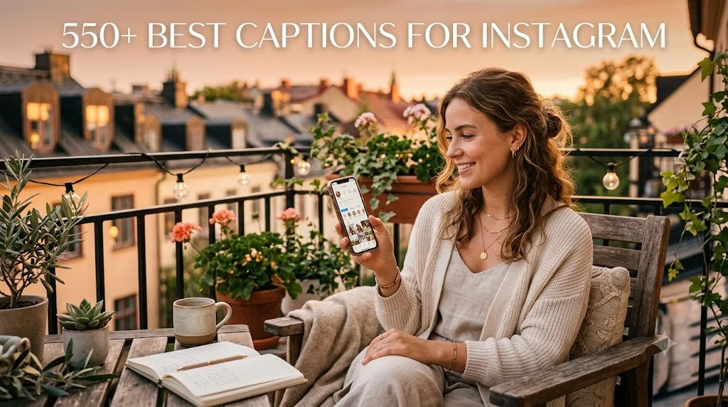 550+ Best Captions For Instagram