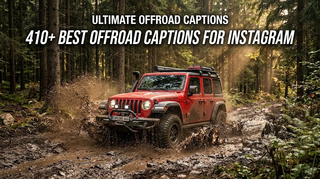410+ Best Offroad Captions For Instagram
