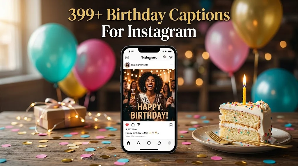 399+ Birthday Captions For Instagram