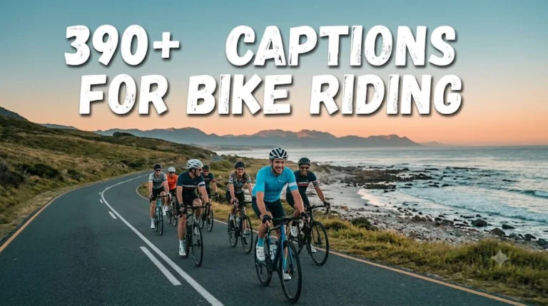 390+ Captions for Bike Riding