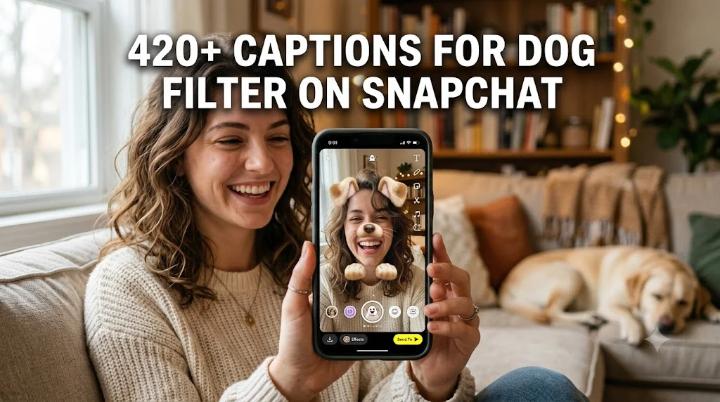 420+ Captions For Dog Filter On Snapchat