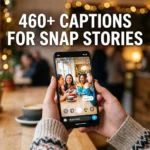 460+ Captions For Snap Stories