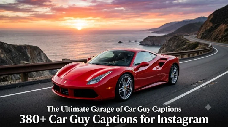 380+ Car Guy Captions for Instagram