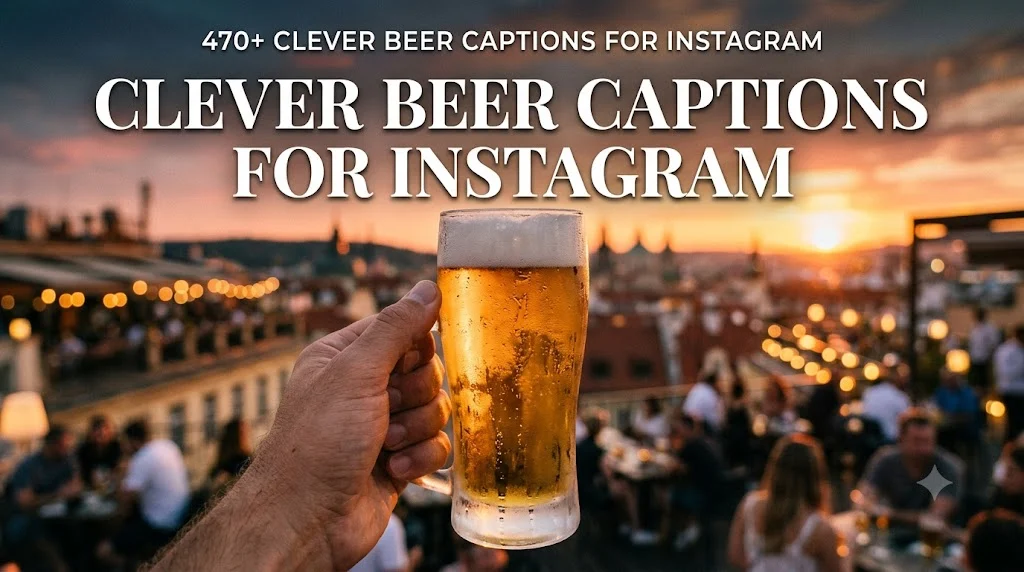 470+ Clever Beer Captions For Instagram