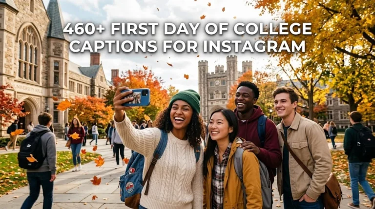 460+ First Day of College Captions For Instagram