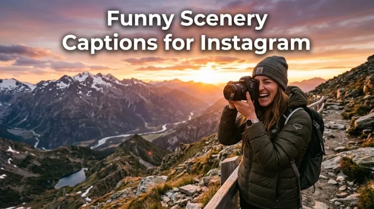 430+ Funny Scenery Captions For Instagram