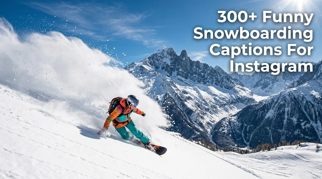300+ Funny Snowboarding Captions For Instagram