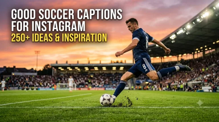 250+ Good Soccer Captions For Instagram