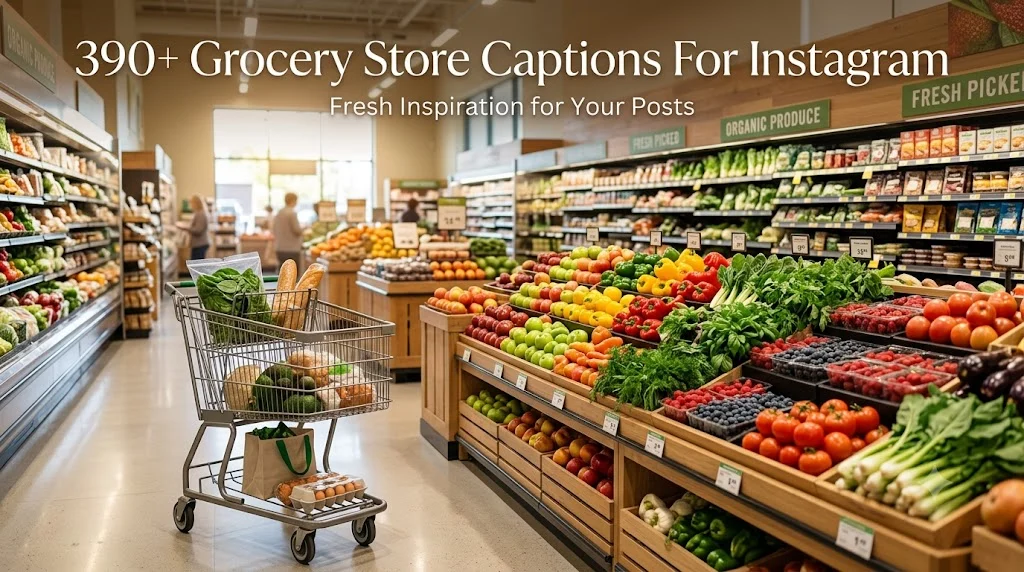 390+ Grocery Store Captions For Instagram