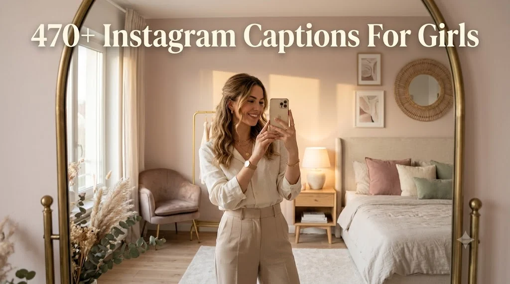 470+ Instagram Captions For Girls