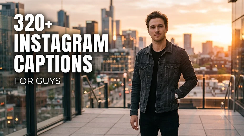 320+ Instagram Captions For Guys