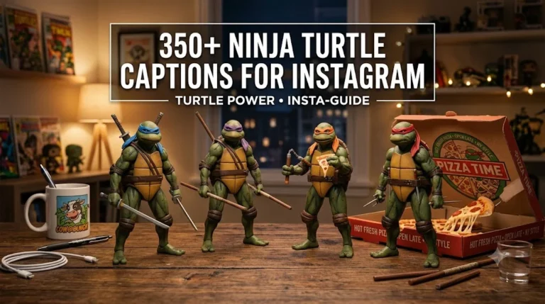 350+ Ninja Turtle Captions For Instagram