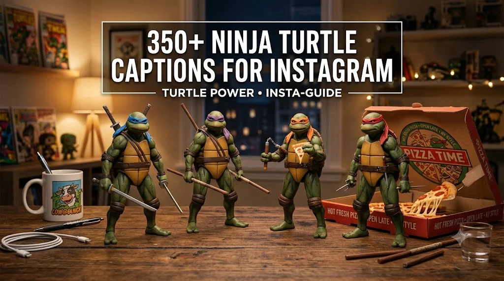 350+ Ninja Turtle Captions For Instagram