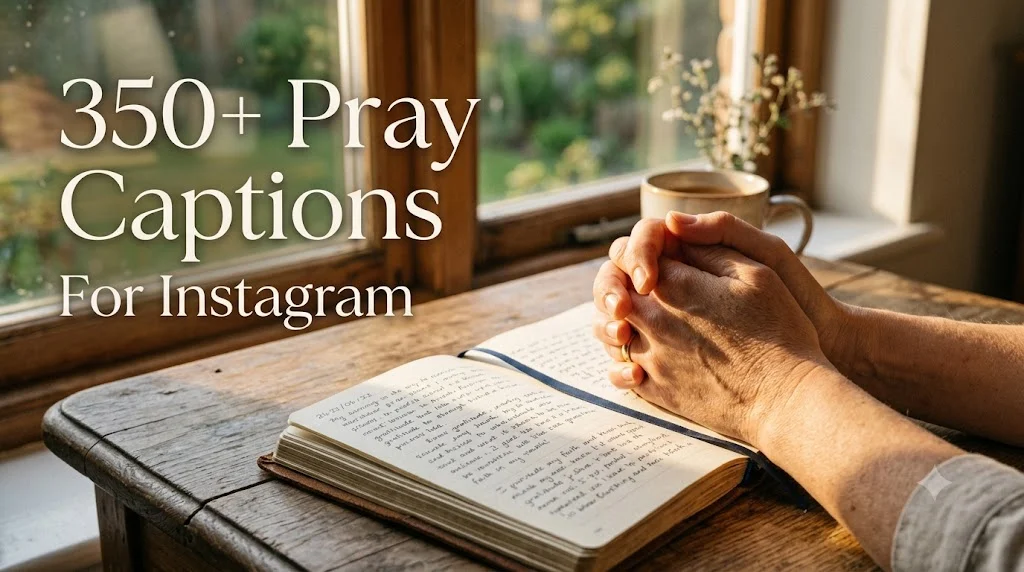350+ Pray Captions For Instagram