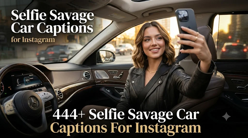 444+ Selfie Savage Car Captions For Instagram