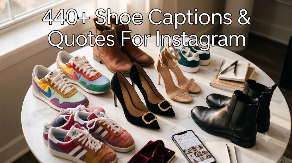 440+ Shoe Captions & Quotes For Instagram