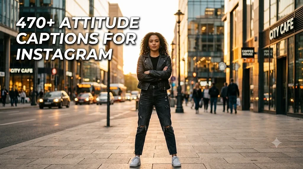 470+ Attitude Captions For Instagram